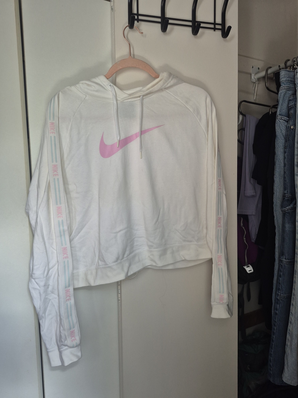 Nike White Hoodie XL